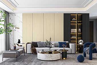 景德镇轻奢风格-客厅