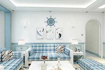 景德镇地中海风格-客厅