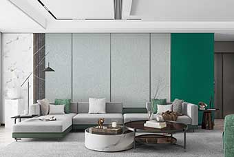 景德镇轻奢风格-客厅