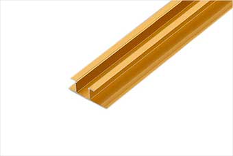 景德镇航空纤维墙咔铝合金带灯中条（钛金氧化）