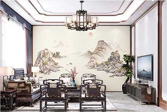 景德镇森佰汇航空纤维墙咔（巴山蜀水）