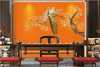 景德镇森佰汇航空纤维墙咔（春花秋月）