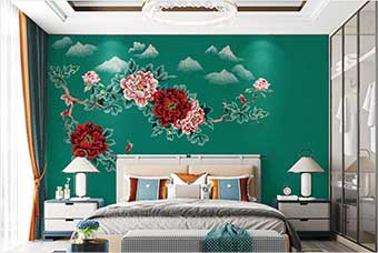 景德镇森佰汇航空纤维墙咔（爱情花语）